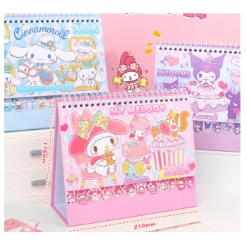 Sanrio Melody Cinnamoroll Kuromi 2025 New Desktop Calendars