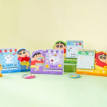 Crayon Shin-chan anime 2025 New Desktop Calendars set(price for 8pcs)