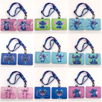 Stitch ID cards holders cases lanyard key chain