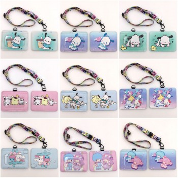 Sanrio Pochacco Little Twin Stars ID cards holders cases lanyard key chain