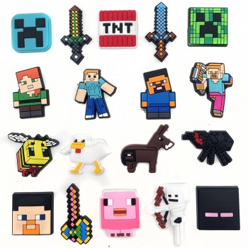 Minecraft Shoe Charms DIY Accessories Sandals Decorate