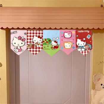 Hello Kitty Bedroom Living Room Door Curtain Flag