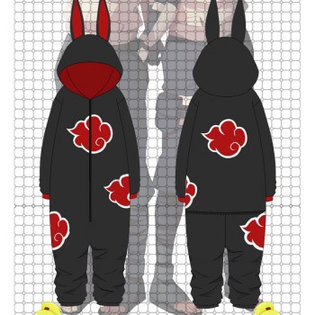 Naruto anime fleece pyjama nightwear hoodie