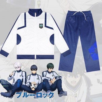 Blue Lock anime sportswear tracksuit sweatshirt hoodie coat pants