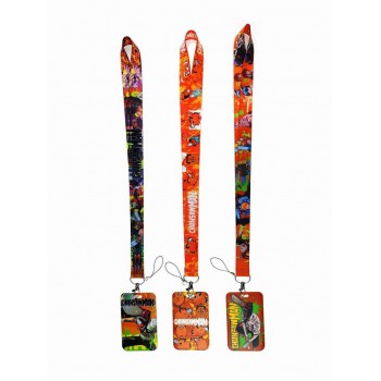 Chainsaw Man ID cards holders cases lanyard key chain 92cm