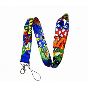 Rainbow friends ID cards holders cases lanyard key chain 92cm