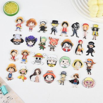 One Piece fridge magnets refrigerator magnetic acrylic stickers