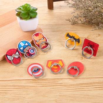 Super Hero Iron Spider-Man mobile phone iphone finger ring round holder