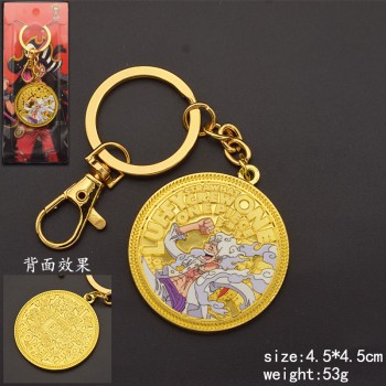 One Piece anime alloy key chain