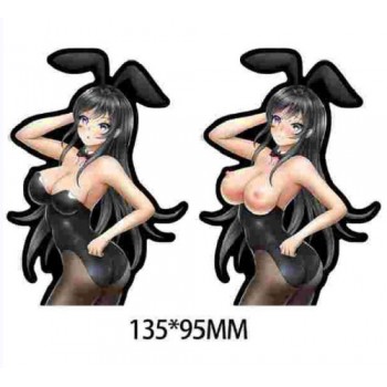 Sakurajima Mai 3D Flip Change Picture Lenticular Adhesive Gradient Sexy Stickers