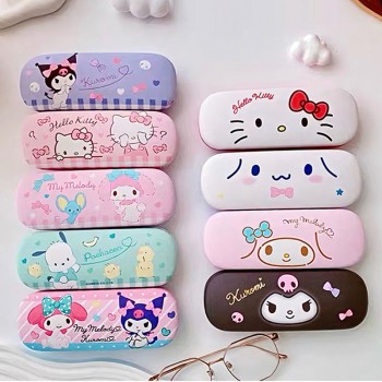 Sanrio Melody kitty Cinnamoroll Kuromi anime glasses case box