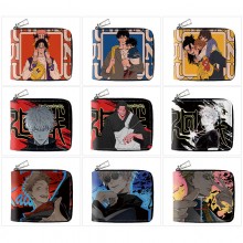 Jujutsu Kaisen anime zipper wallet purse