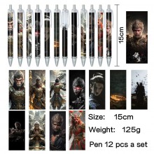 Black Myth Wukong game ballpoint pen ball pens(12p...