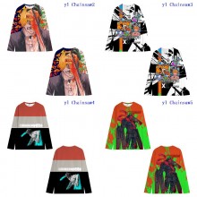 Chainsaw Man anime round neck hoodies cloth