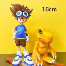 Digital monster Yagami Taichi and Agumon figures set(2pcs a set)