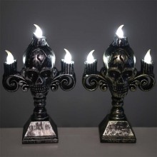 Halloween Skeleton Candle Lamp Night Light