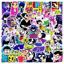 Teen titans go anime stickers set(50pcs a set)