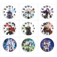 Frieren Beyond Journey's End anime round wall clocks