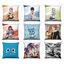 Fairy Tail anime two-sided pillow pillowcase 45*45cm