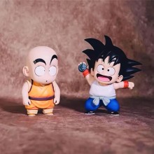 Dragon Ball Z Kid Son Goku Kuririn anime figure