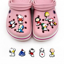 Snoopy anime Shoe Charms DIY Accessories Sandals D...