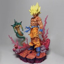 Dragon Ball Namek Super Saiyan Son Goku Shenron Battle-Damaged anime figure