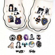 Wednesday Shoe Charms DIY Accessories Sandals Decorate