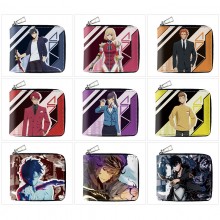 Solo Leveling anime zipper wallet purse