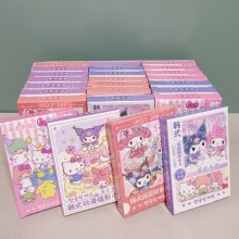 Sanrio Melody kitty Cinnamoroll Kuromi anime laser cards(price for 24boxes)