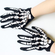 Halloween Ghost Skeleton Full Finger Gloves