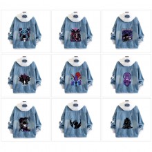 Solo Leveling fake two pieces denim jacket hoodie ...