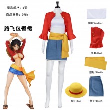 One piece Monkey D Luffy women's cosplay cloth ful...