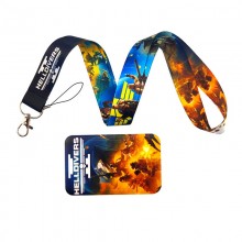 Helldivers 2 ID cards holders cases lanyard key ch...