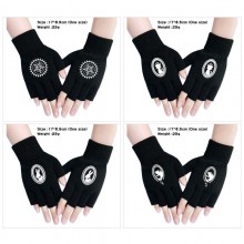 Kuroshitsuji Black Butler anime cotton half finger...