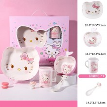 Sanrio Melody kitty Cinnamoroll Kuromi dinner plat...