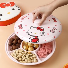 Hello Kitty Snack Candy Box Dried Fruit Snack Plat...