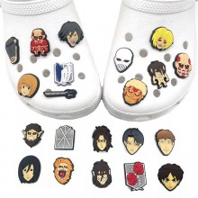 Attack on Titan Shoe Charms DIY Accessories Sandal...