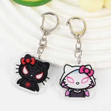 Hello Kitty Spider-man acrylic key chains