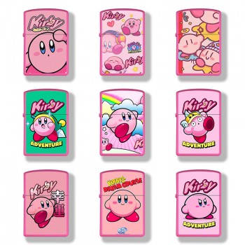 Kirby anime Single-sided Zippo Oil Lighter