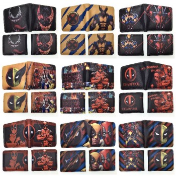 Deadpool &amp;amp; Wolverine zipper wallet purse