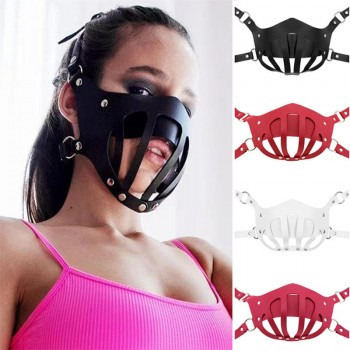 Halloween Gothic Punk Cosplay Party Face Mask