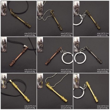 Black Myth Wukong Ruyi Golden Cudgel game alloy key chain necklace