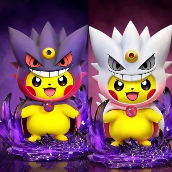 Pokemon Gengar cos Pikachu anime figure