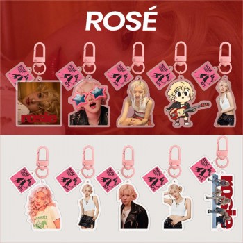 ROSE APT star acrylic key chain