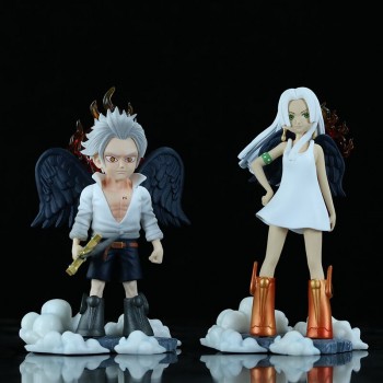 One Piece Boa Hancock s-snake Dracule Mihawk s-eagle angel anime figure