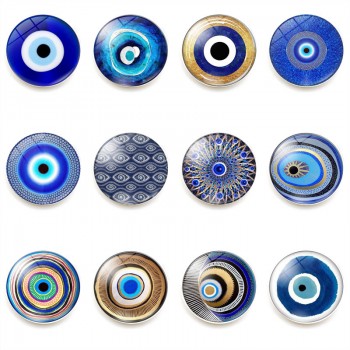 Lucky Eye Evil Eye fridge magnets refrigerator magnetic crystalglass stickers