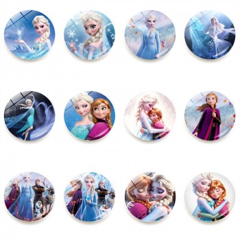 Frozen Elsa Anna fridge magnets refrigerator magnetic crystalglass stickers