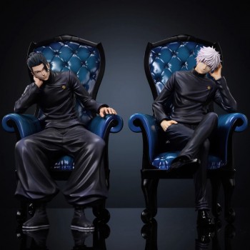 Jujutsu Kaisen sitting sofa Satoru Gojo Geto Suguru anime figure