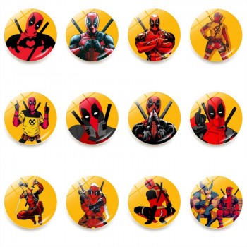 Deadpool & Wolverine fridge magnets refrigerator magnetic crystalglass stickers