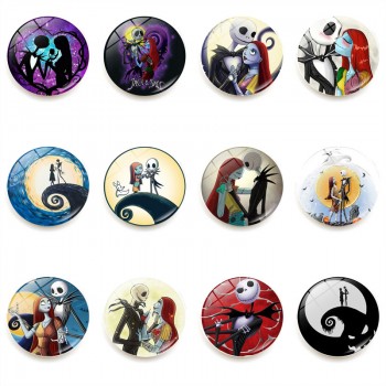 The Nightmare Before Christmas fridge magnets refrigerator magnetic crystalglass stickers